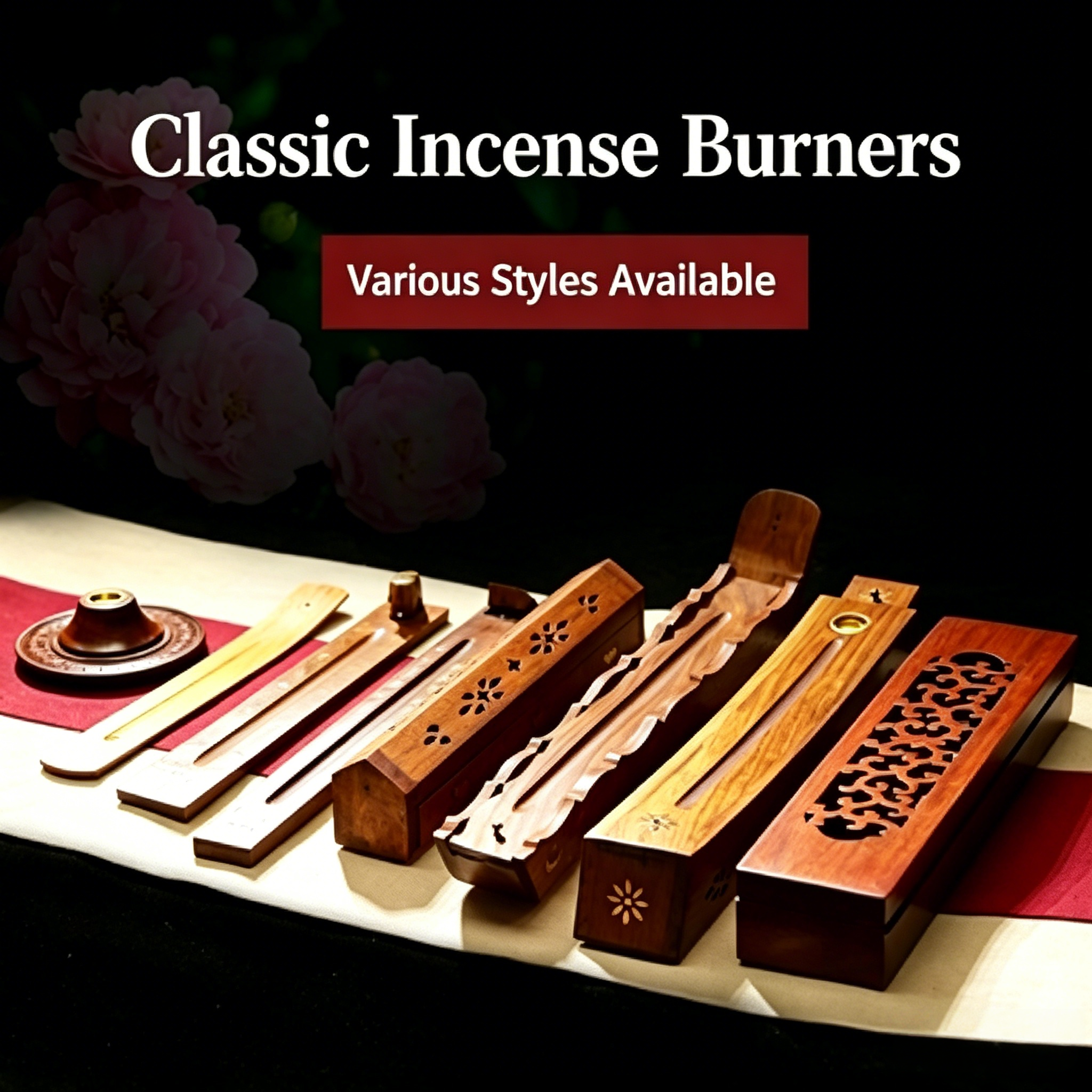 生成1000X1000白底图 Nepalese Classic Incense Burners - Image 1