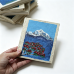 Himalayan Peaks Pattern Handmade Paper